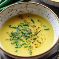 Einfache Kartoffel-Lauch-Suppe