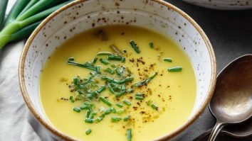 Einfache Kartoffel-Lauch-Suppe