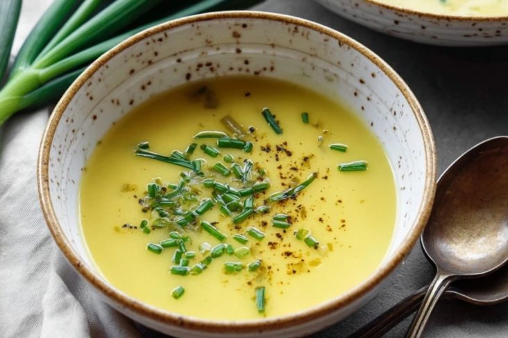 Einfache Kartoffel-Lauch-Suppe