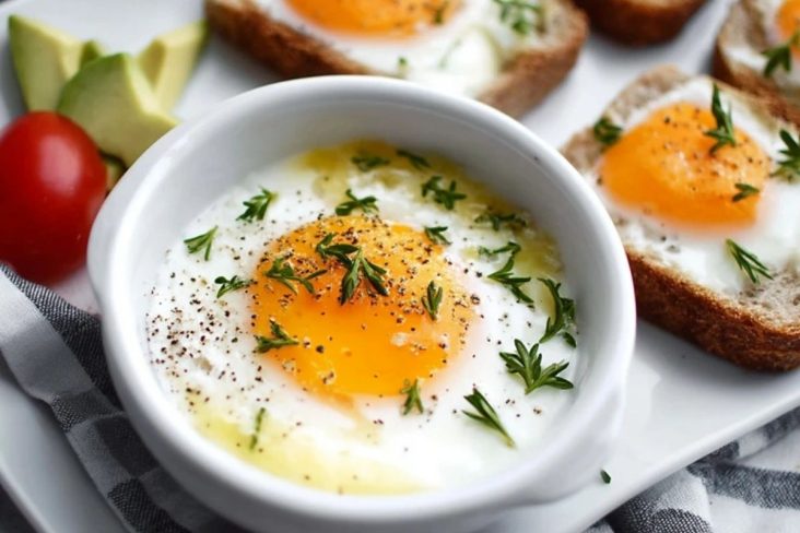 Einfache Perfekte Gebackene Eier