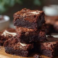 Griechische Joghurt Brownies ohne Mehl