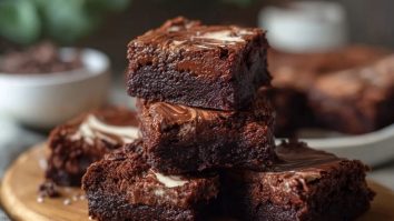 Griechische Joghurt Brownies ohne Mehl