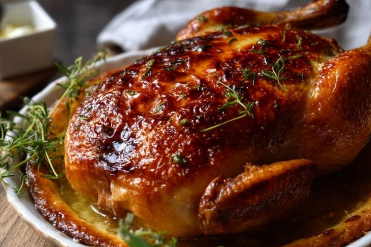 Perfekt Geröstete Cornish-Henne