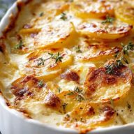 Traditionelles Kartoffelgratin