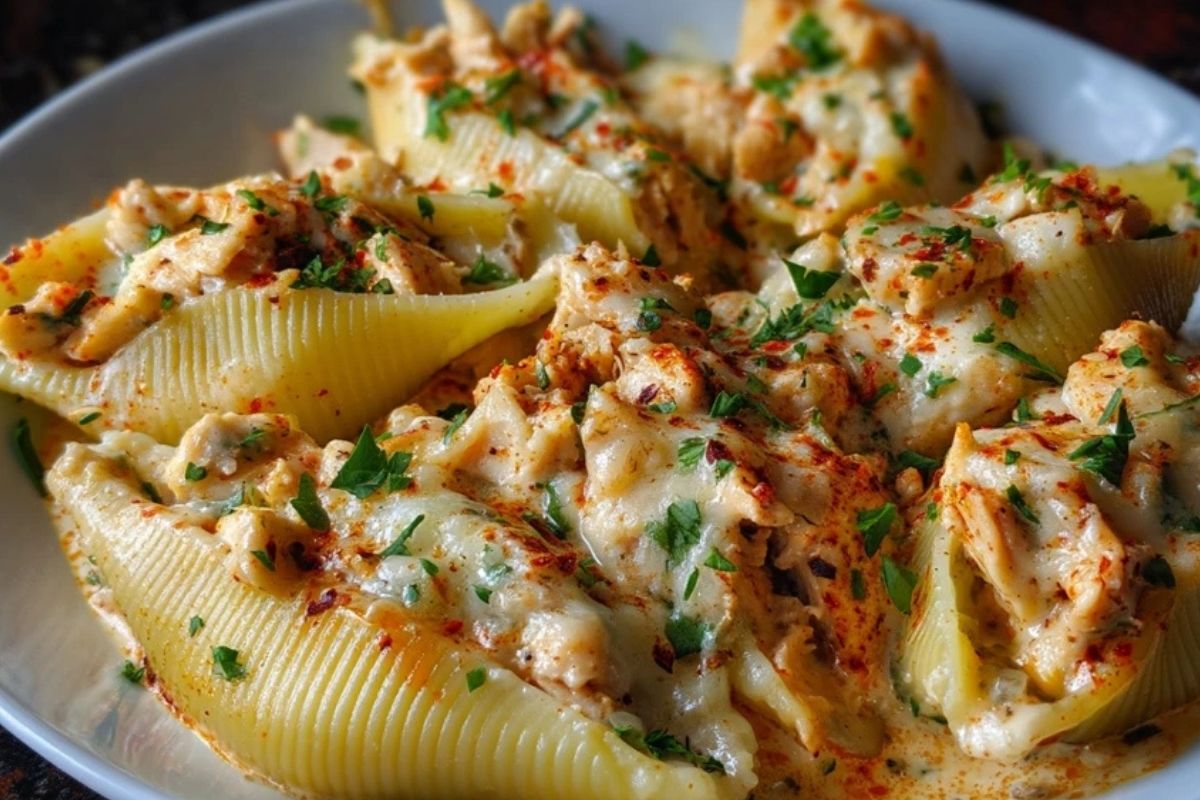 Cremige Cajun-Hühnchen-Füllungen