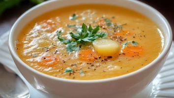 Cremige Kartoffel-Möhren-Suppe