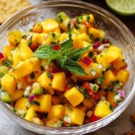 Einfache Sommer-Mango-Salsa