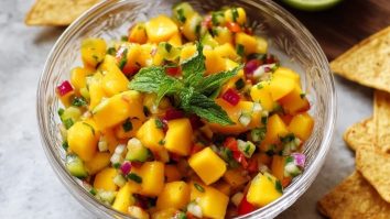 Einfache Sommer-Mango-Salsa