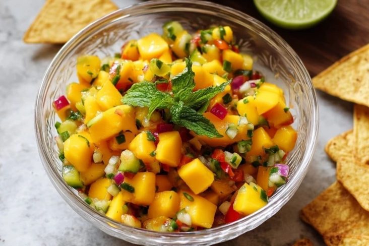 Einfache Sommer-Mango-Salsa