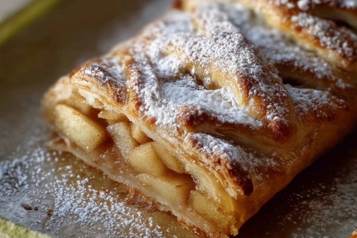 Einfacher Apfelstrudel