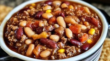 Herzhafte Cowboybohnen aus dem Slow Cooker