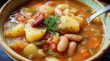 Herzhafte Kartoffel-Bohnen-Suppe