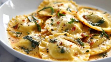 Himmlische Cremige Toskanische Ravioli