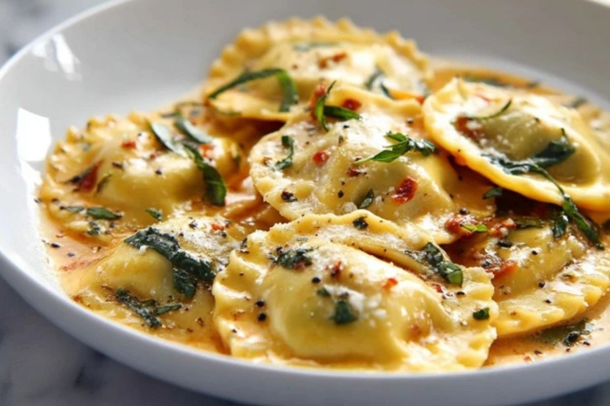 Himmlische Cremige Toskanische Ravioli