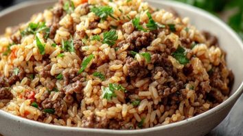 Köstlicher Südstaaten Stil Schmutziger Reis