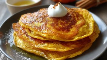 Kürbis-Joghurt-Pfannkuchen