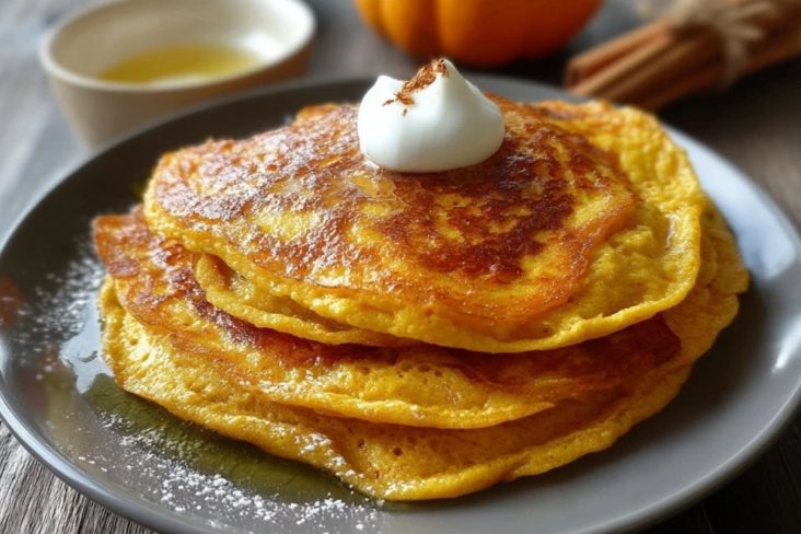 Kürbis-Joghurt-Pfannkuchen