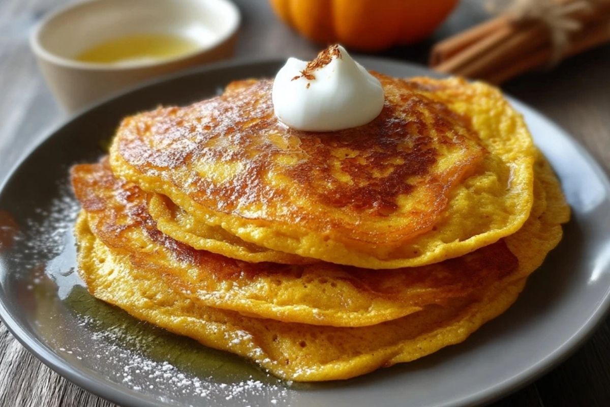 Kürbis-Joghurt-Pfannkuchen