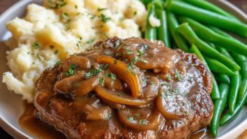 Schweinefleisch Mit Zwiebelsoße