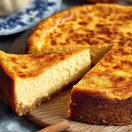 Traditioneller Kürbis-Käsekuchen