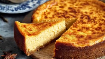 Traditioneller Kürbis-Käsekuchen