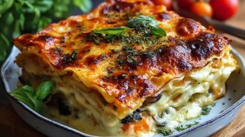 Überbackene Gemüse-Lasagne