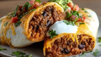 Der Ultimative Gefüllte Rindfleisch-Burrito