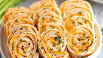 Einfache Buffalo-Hühnchen-Röllchen