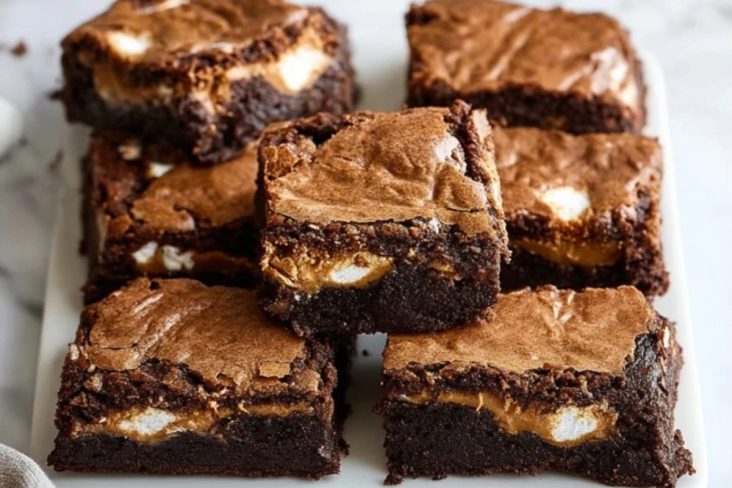 Fluffernutter Brownies