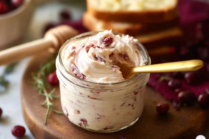 Hausgemachte Cranberry-Honigbutter