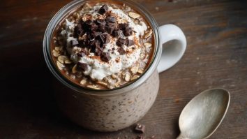 Heiße Schokolade Übernacht Haferflocken