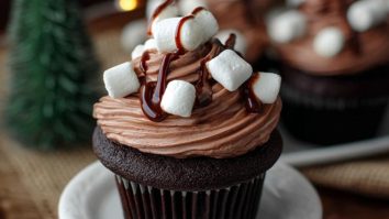 Heiße Schokoladen Cupcakes