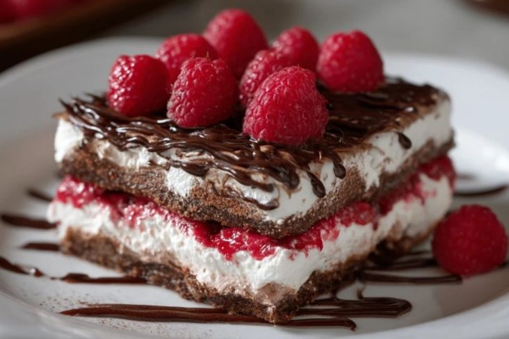 Himbeer-Schokoladen-Lasagne