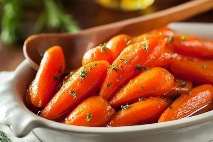 Honigglasierte Karotten