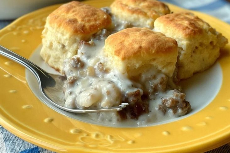 Kekse Mit Soße Auflauf