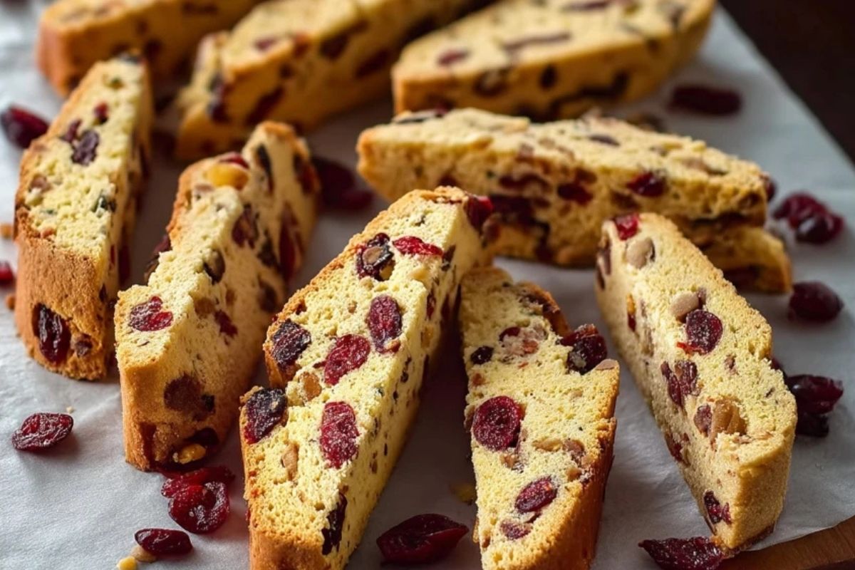 Perfekte Cranberry-Biscotti