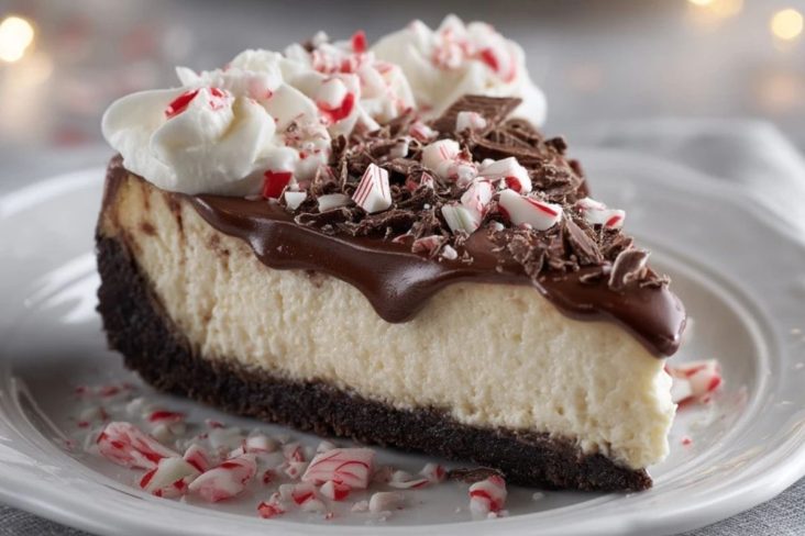 Pfefferminz-Bark-Käsekuchen