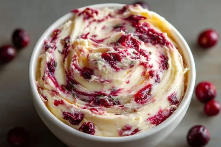 Weihnachtliche Preiselbeeren Honigbutter