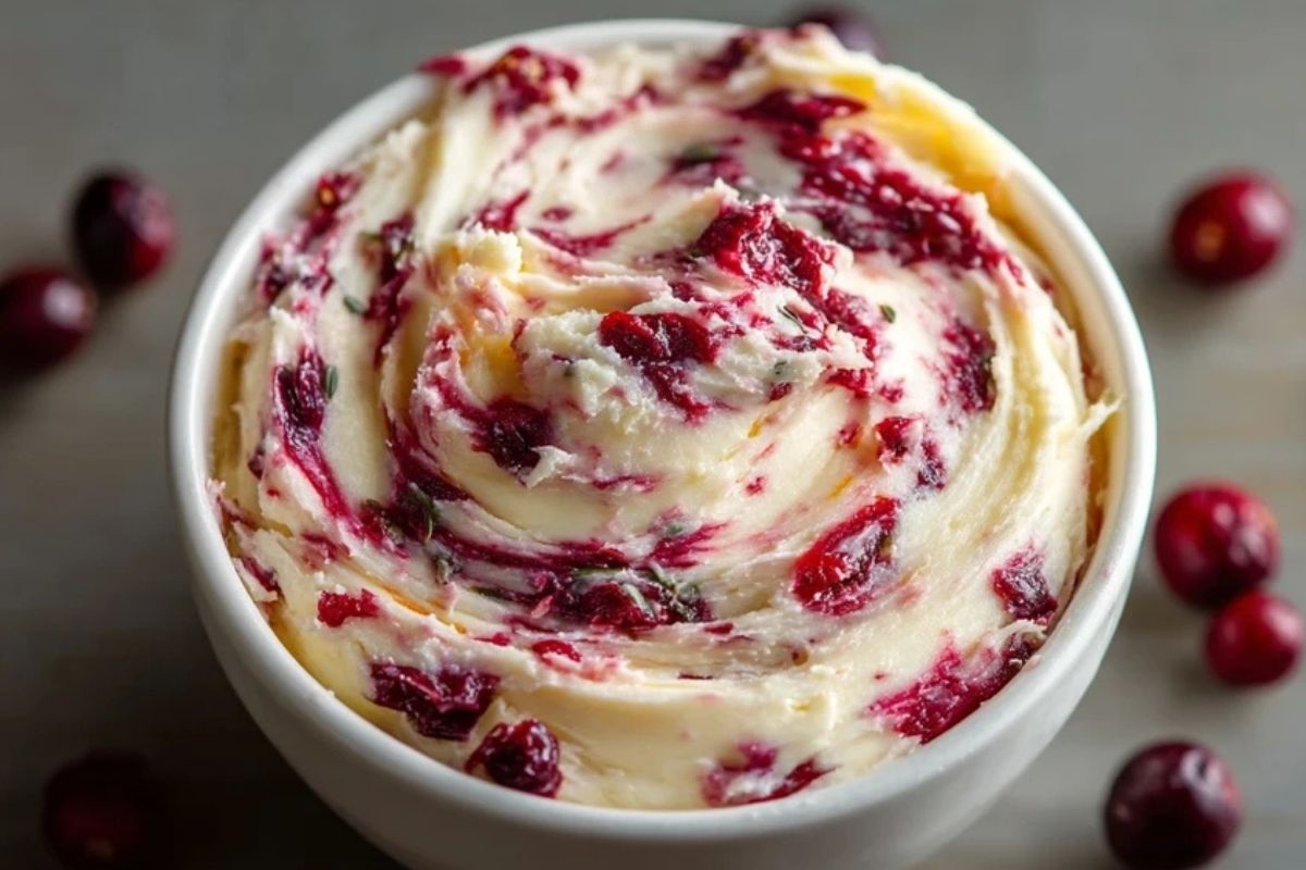 Weihnachtliche Preiselbeeren Honigbutter