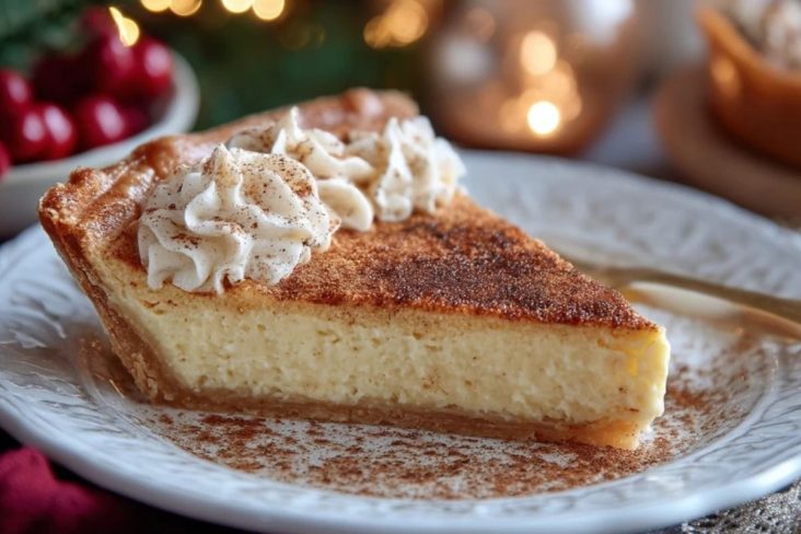 Weihnachtscreme-Torte mit Zimt und Vanille
